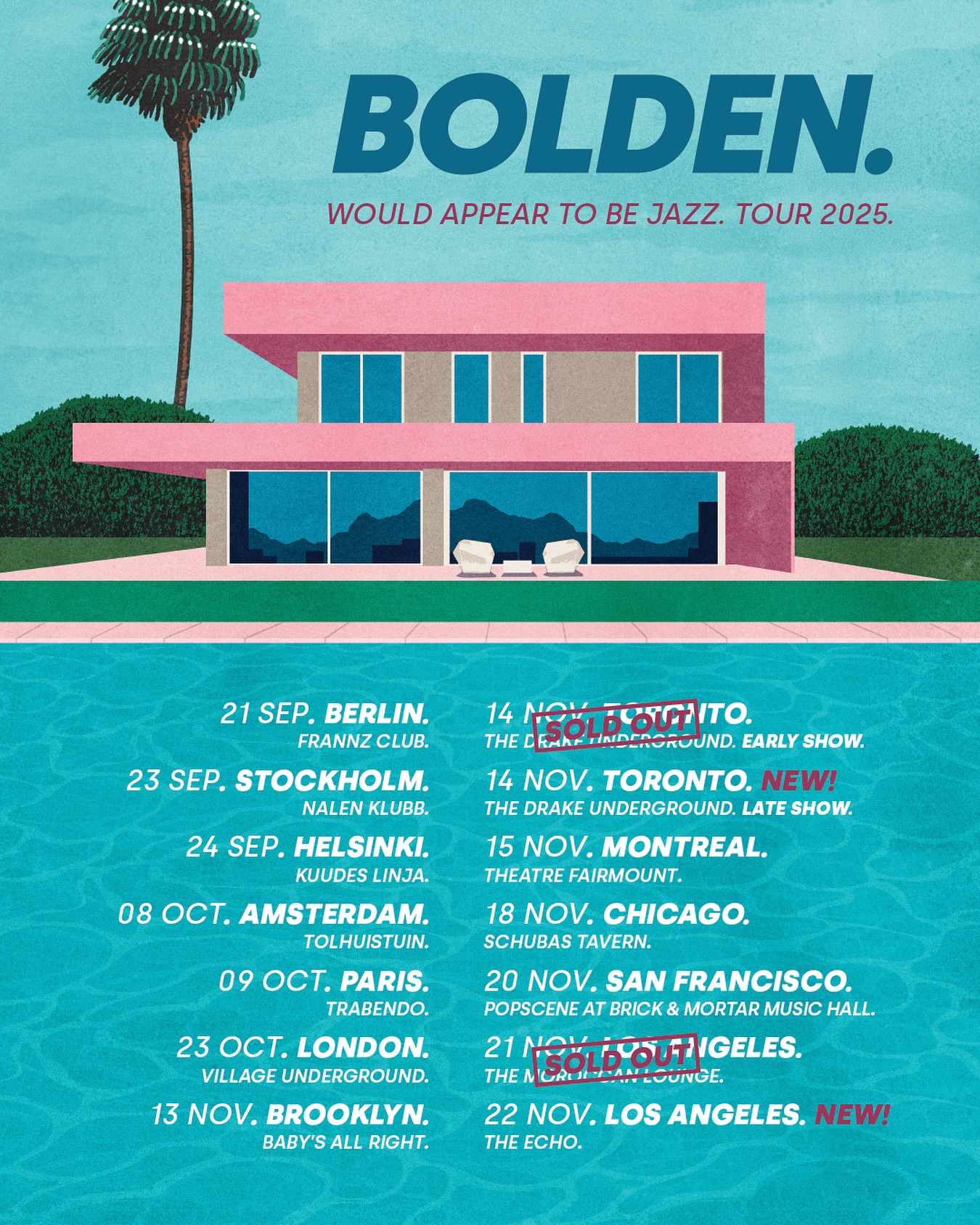 Bolden. Would Appear To Be Jazz Tour Poster